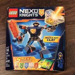 RARE Lego Nexo Knights 70362 Battle Suit Clay NEW IN BOX 🗡